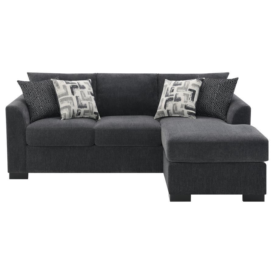 Storey - Upholstered Sleeper Sectional Chaise Sofa by CoasterEveryday | Bel Furniture