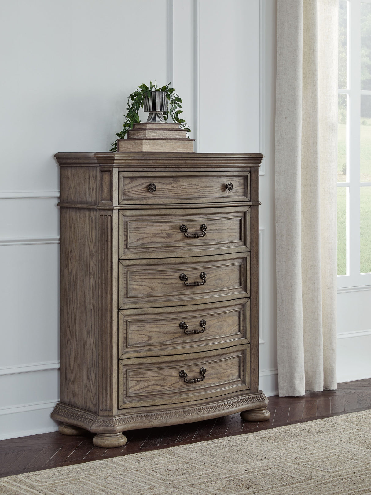 Ardenfield - Light Brown - Five Drawer Chest by Signature Design by Ashley® | Bel Furniture