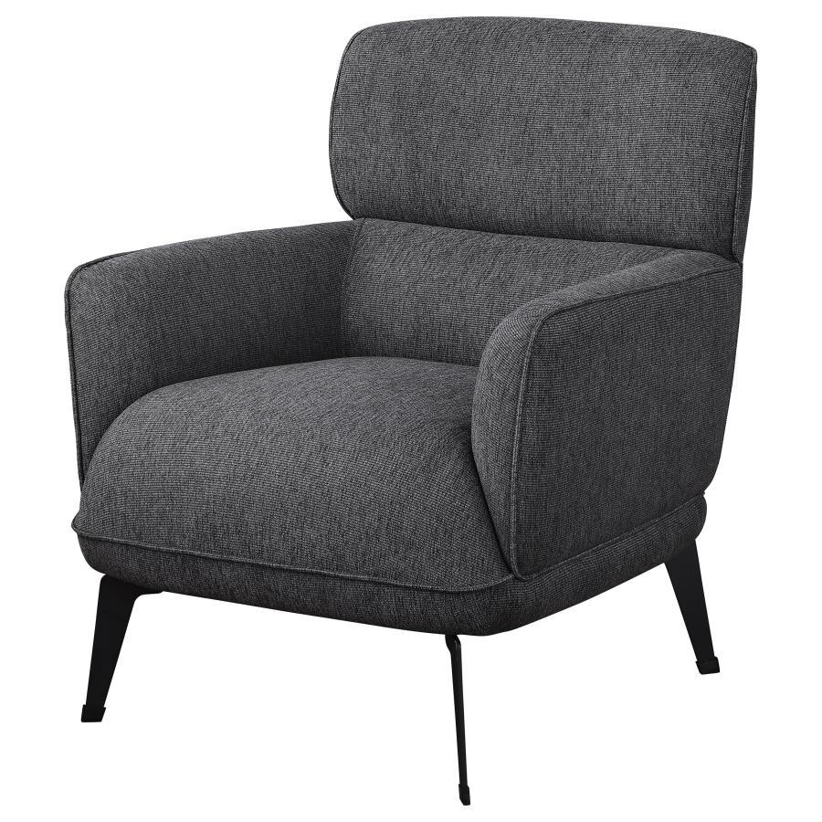 Andrea - Upholstered Crecent Arm Accent Chair by Coaster Fine Furniture | Bel Furniture