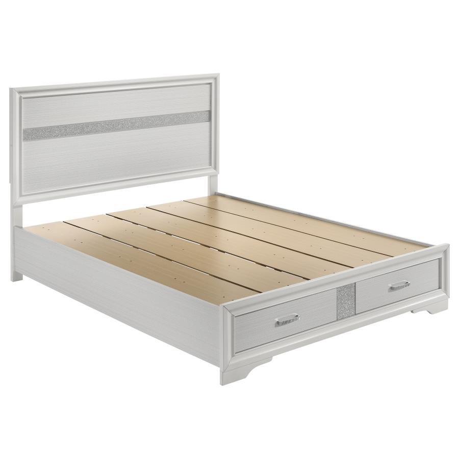 Miranda - Storage Wood Panel Bed by CoasterEveryday | Bel Furniture