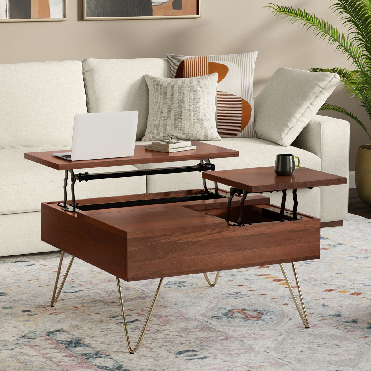 Hunter - Handcrafted Lift Top Coffee Table