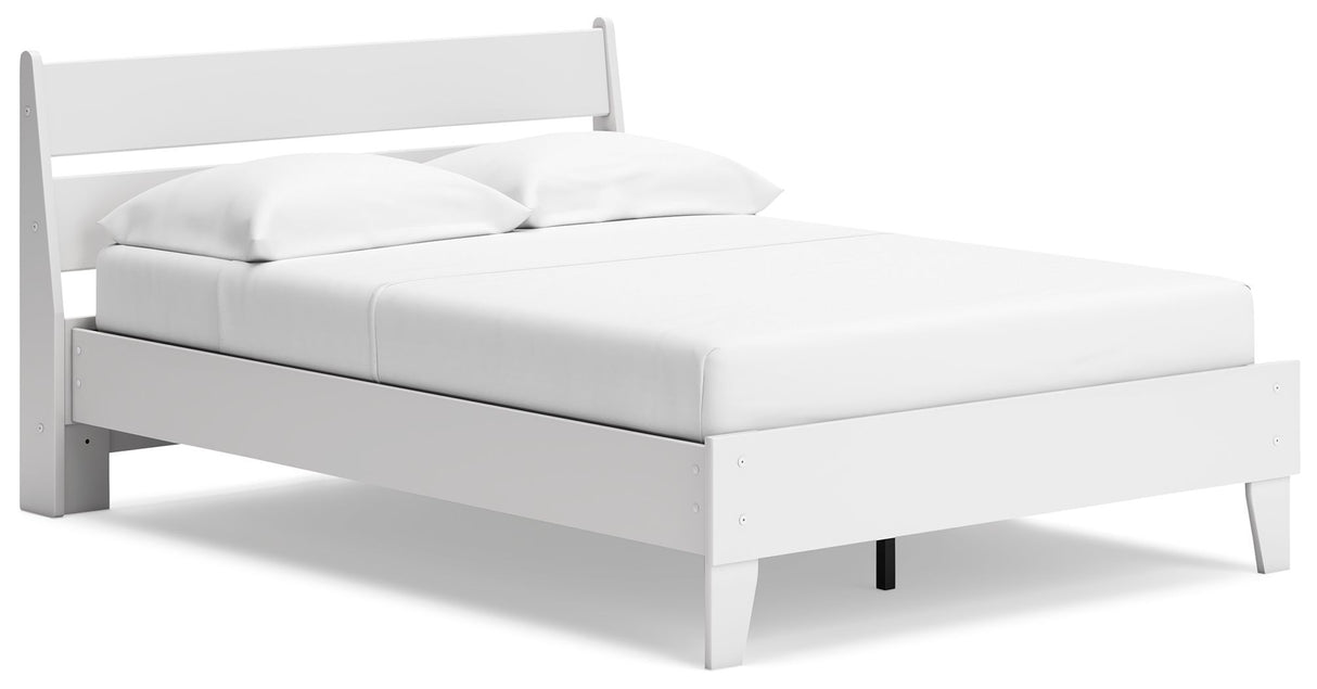 Socalle - Panel Platform Bed White Full by Millennium® by Ashley | Bel Furniture