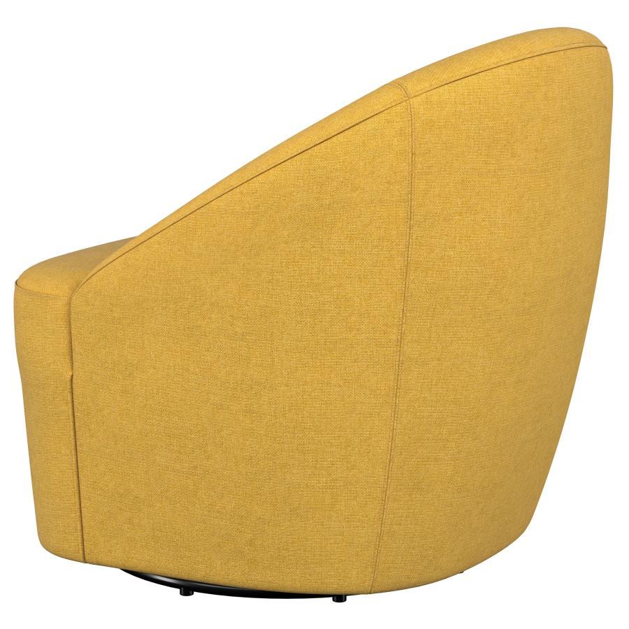 Leon - Upholstered Barrel Accent Swivel Chair by Coaster Fine Furniture | Bel Furniture