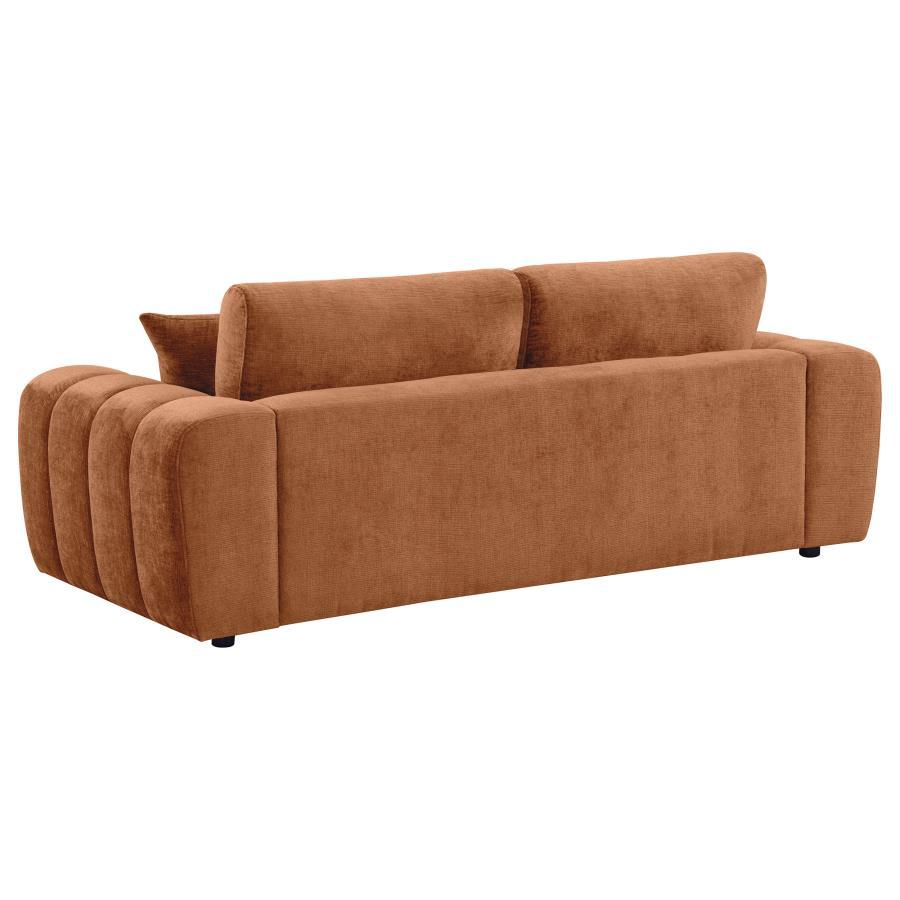 Burnett - Chenille Upholstered Wide Arm Sofa