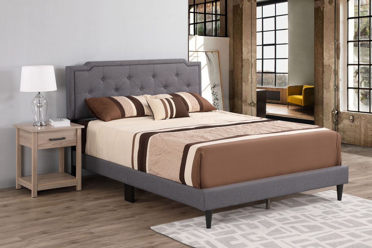 Button Tufted Bed Charming For Cozy Spaces