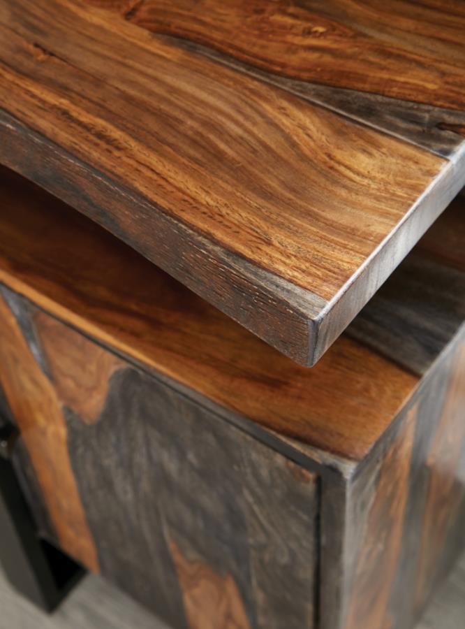 Ditman - 4 Door Solid Wood Sideboard Buffet - Gray Sheesham by CoasterElevations | Bel Furniture