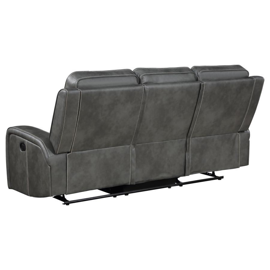 Raelynn - Upholstered Reclining Sofa Set by Coaster Fine Furniture | Bel Furniture