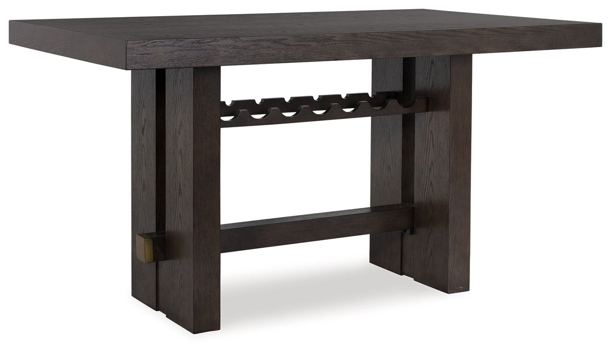 Burkhaus - Rectangular Counter Table Set by Signature Design by Ashley® | Bel Furniture