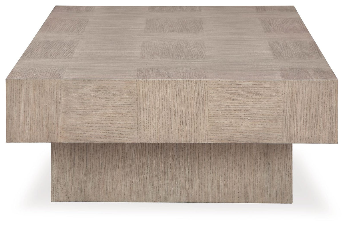 Jorlaina - Rectangular Cocktail Table - Light Grayish Brown