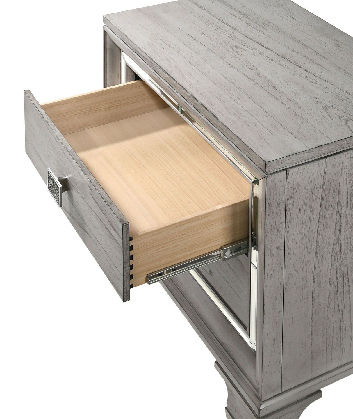 Vail - Nightstand - Gray by Crown Mark | Bel Furniture