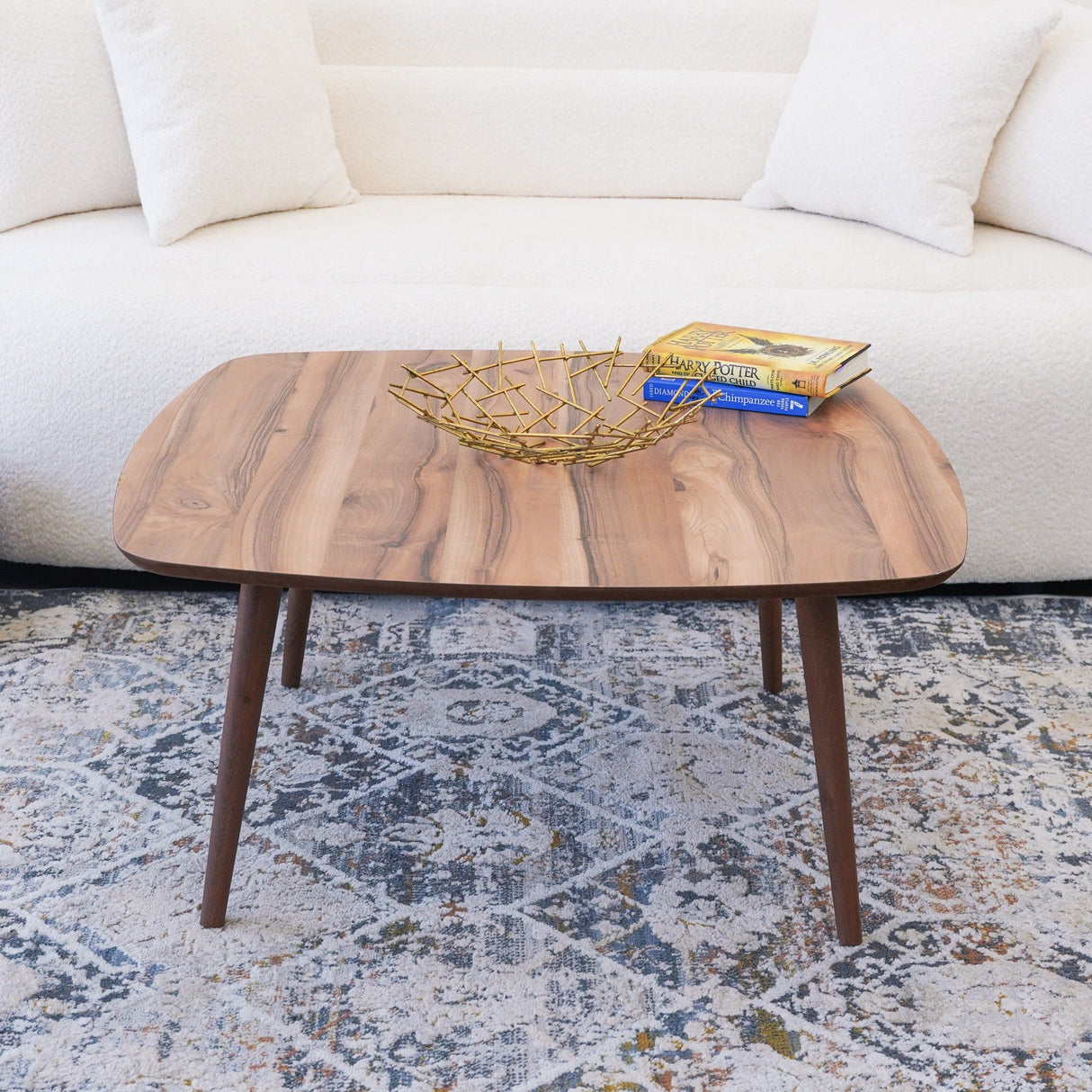 Kalen - Center Table - Walnut by Ashcroft Furniture | Bel Furniture