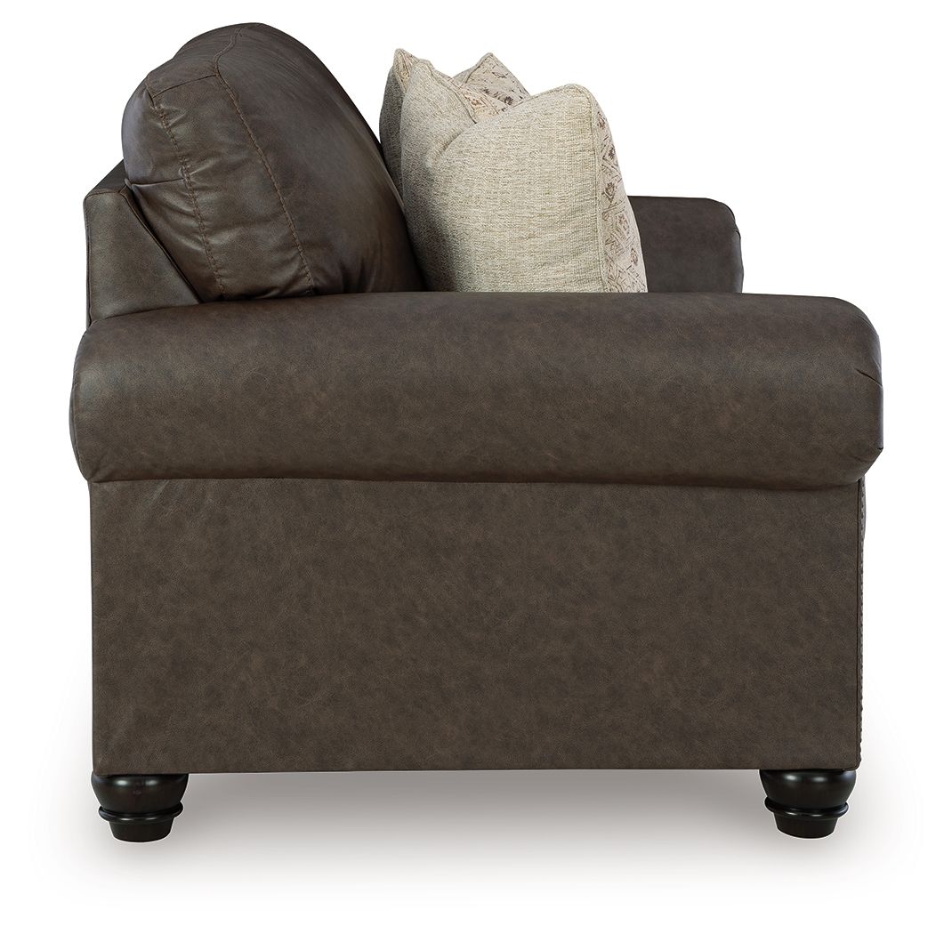 Roxmere - Umber - Loveseat by Benchcraft® | Bel Furniture