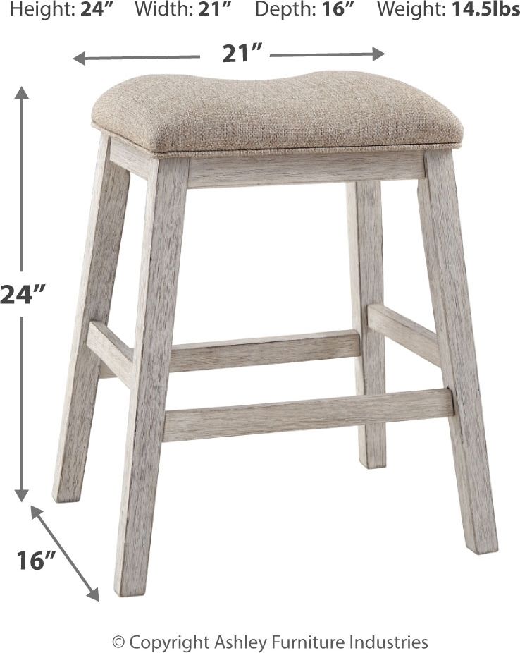 Skempton - Rectangular Counter Table With Storage Set by Signature Design by Ashley® | Bel Furniture