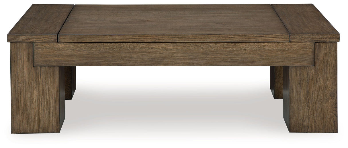 Rosswain - Warm Brown - Lift Top Cocktail Table by Signature Design by Ashley® | Bel Furniture