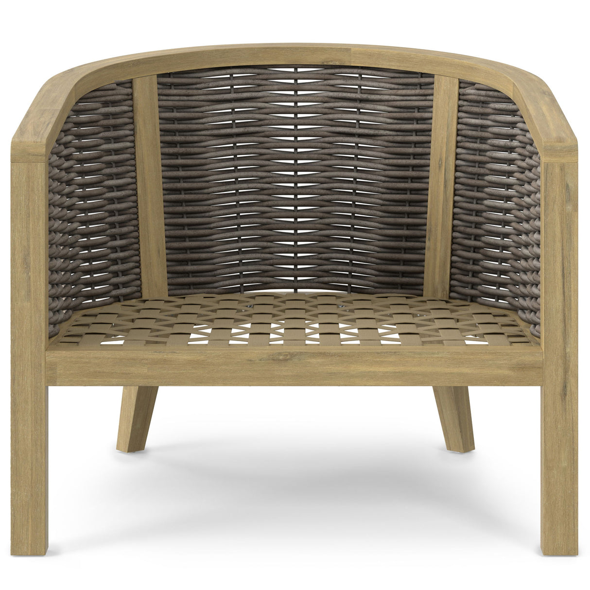 Parkside - Outdoor Conversation Chair (Set of 2) - Natural by Simpli-Home | Bel Furniture