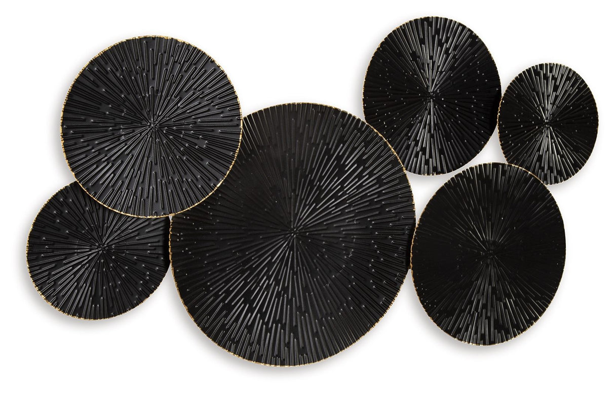 Rhetlen - Black / Gold Finish - Wall Decor by Signature Design by Ashley® | Bel Furniture