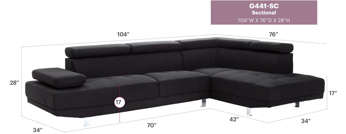 Riveredge - Comfort Sectional