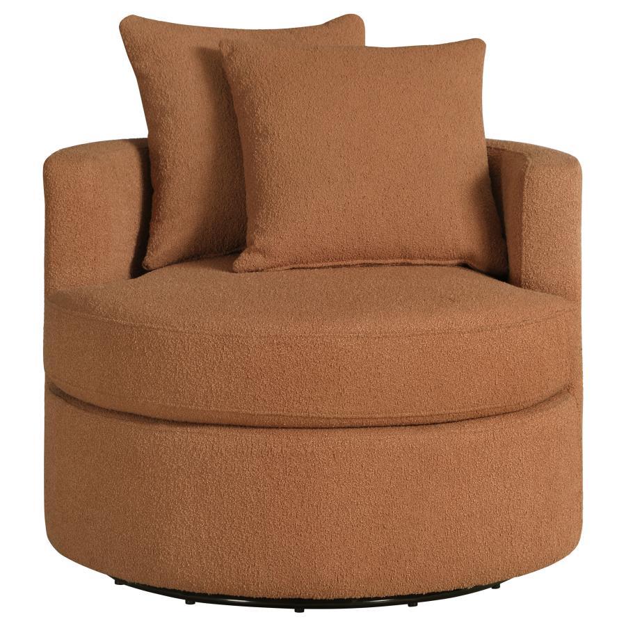 Debbie - Upholstered Swivel Accent Chair by CoasterEveryday | Bel Furniture