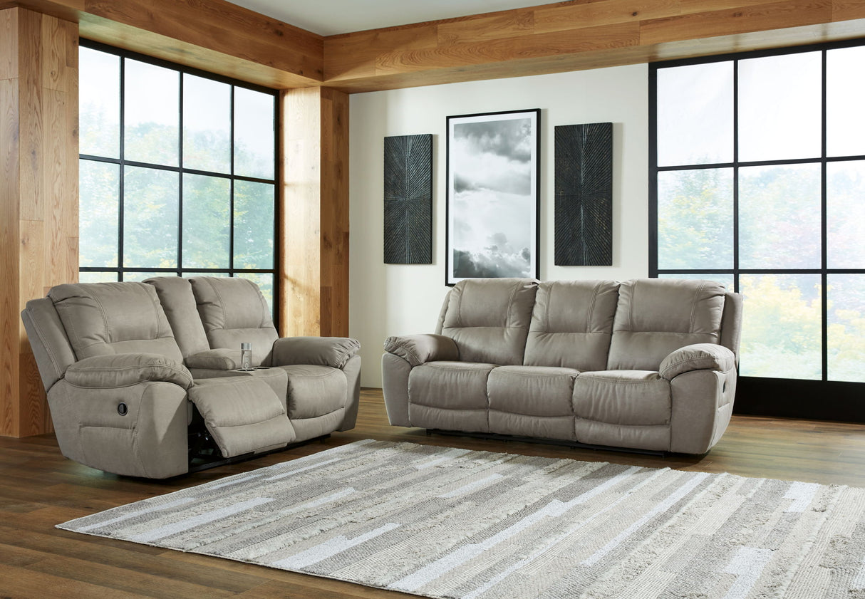 Next-Gen Gaucho 2-piece Reclining Sofa, Loveseat Putty