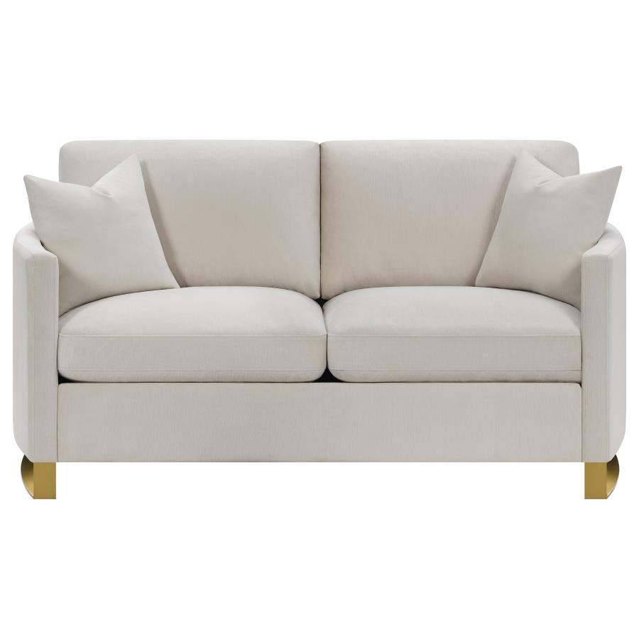Corliss - Upholstered Arched Arm Sofa Set by CoasterElevations | Bel Furniture