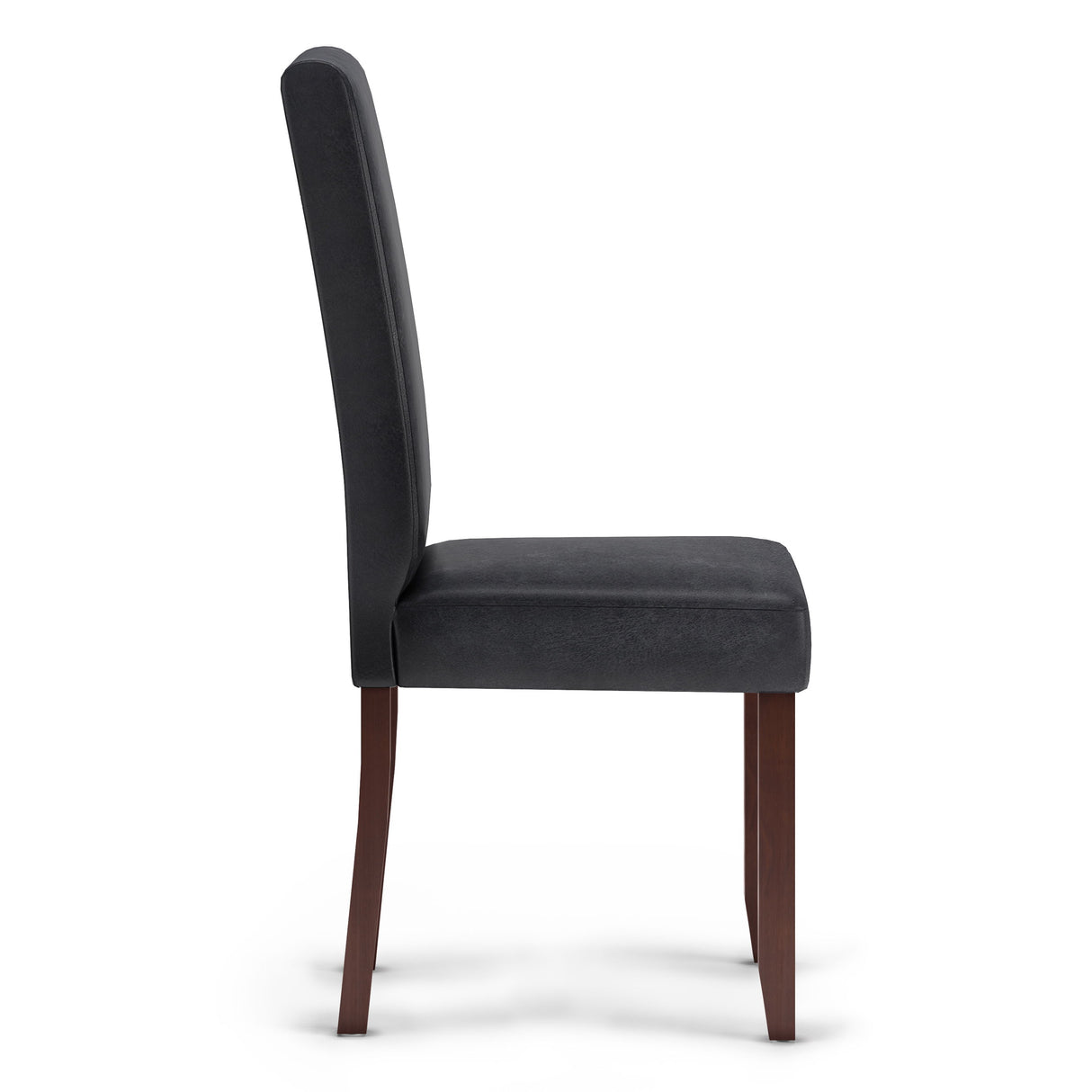 Acadian - Parson Dining Chair (Set of 2) - Distressed Black by Simpli-Home | Bel Furniture