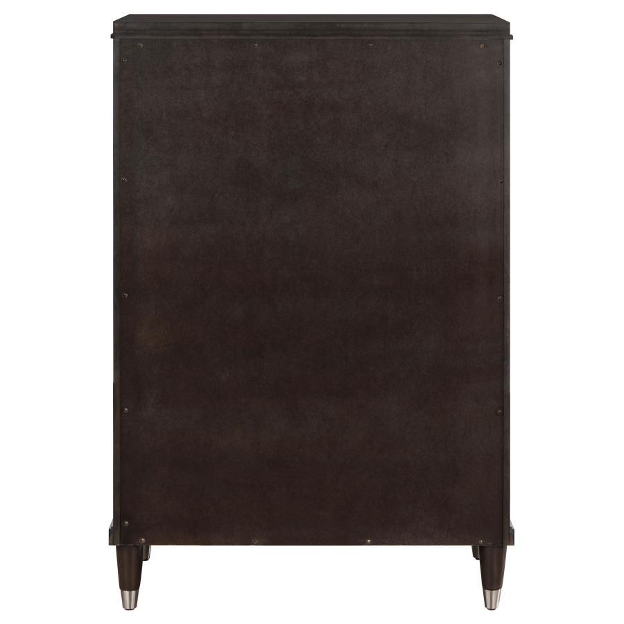 Emberlyn - 5-Drawer Bedroom Chest - Brown by Coaster Fine Furniture | Bel Furniture