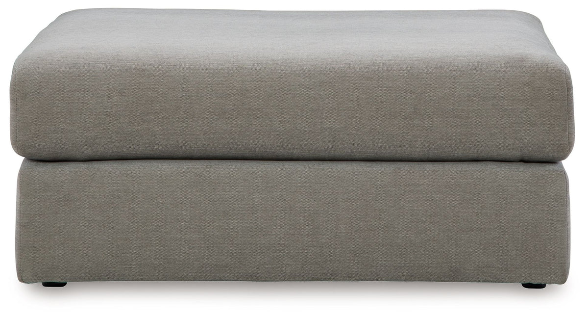 Avaliyah - 5 Pc. - 4-Piece Double Chaise Sectional, Ottoman - Ash