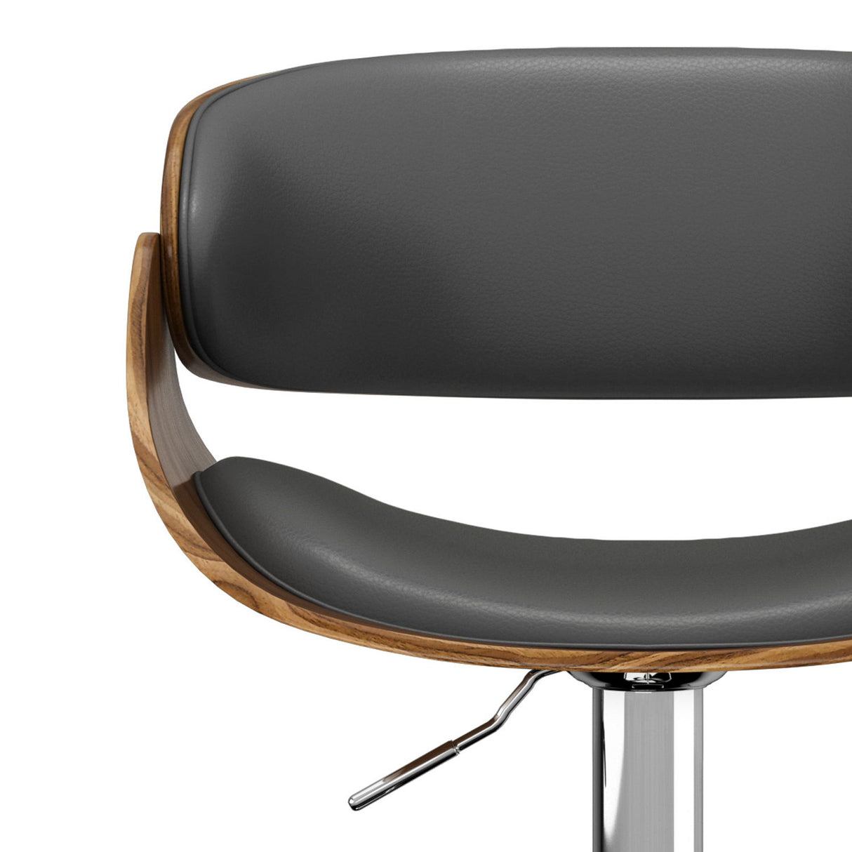 Amery - Mid Century Modern Adjustable Swivel Bar Stool by Simpli-Home | Bel Furniture