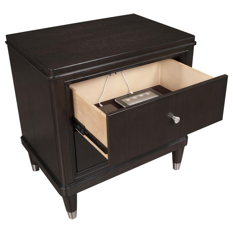 Emberlyn - 2-Drawer Nightstand - Brown by Coaster Fine Furniture | Bel Furniture