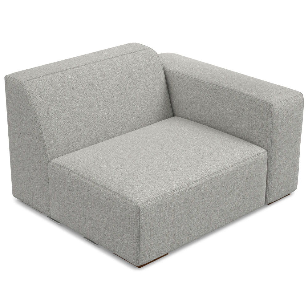 Rex - Right Arm Sofa Module - Gray by Simpli-Home | Bel Furniture