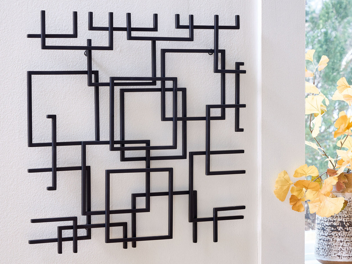 Aadanton - Black - Wall Decor by Signature Design by Ashley® | Bel Furniture