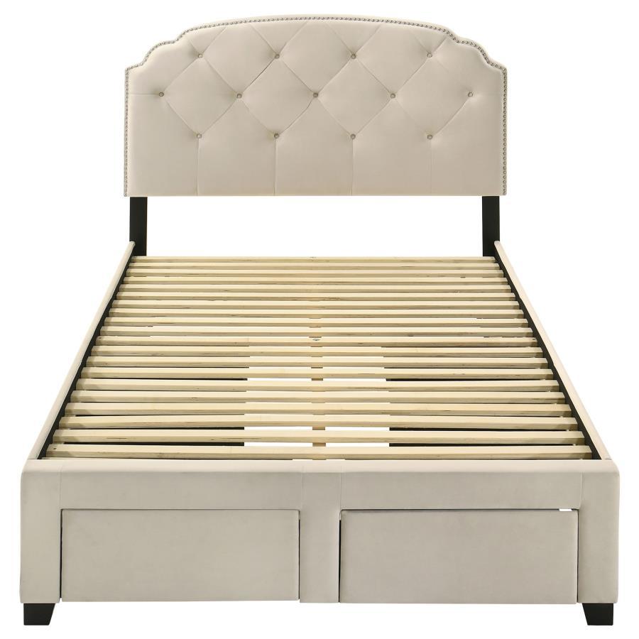Marianna - 4-Drawer Upholstered Storage Bed