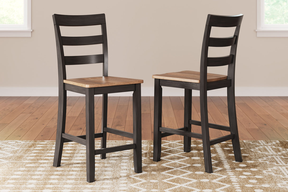 Gesthaven - Barstool (Set of 2) by Signature Design by Ashley® | Bel Furniture