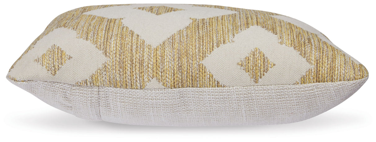 Brockner Next-Gen Nuvella - Pillow (Set of 4) - Brown / Yellow