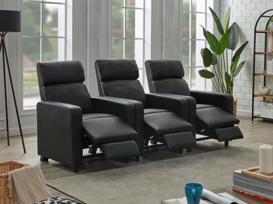 Toohey - Upholstered Tufted Recliner Living Room Set by CoasterEveryday | Bel Furniture