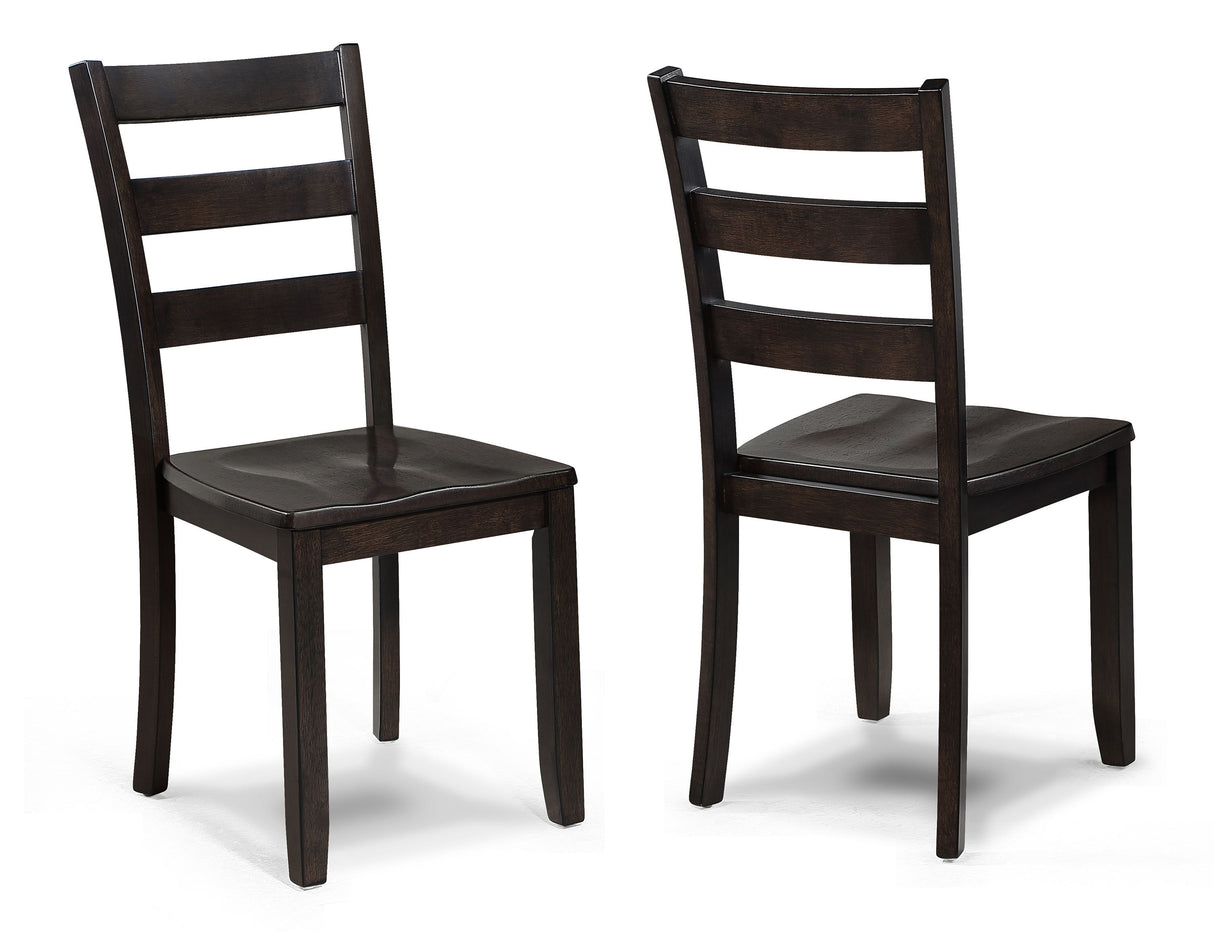 Durham - 5 Piece Dining Set - Espresso by Crown Mark | Bel Furniture