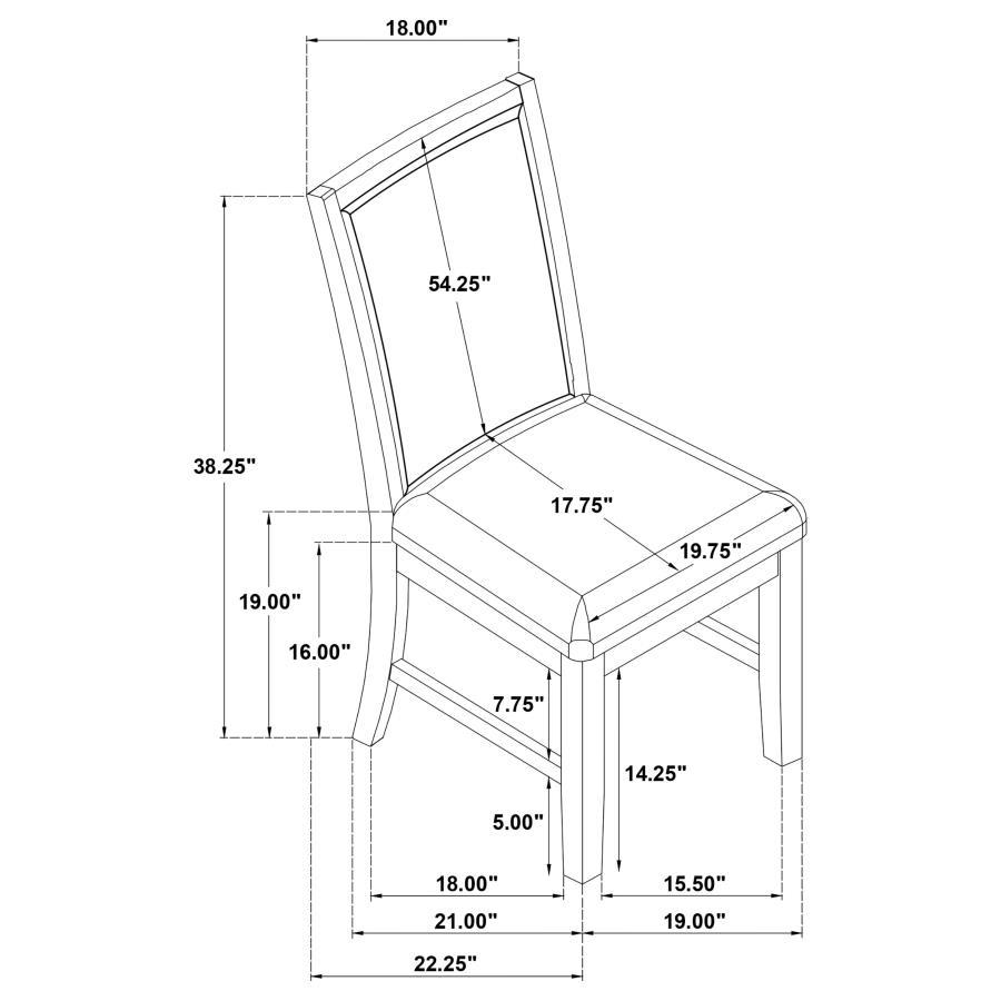 Bruner - Rectangular Dining Set by Coaster Fine Furniture | Bel Furniture