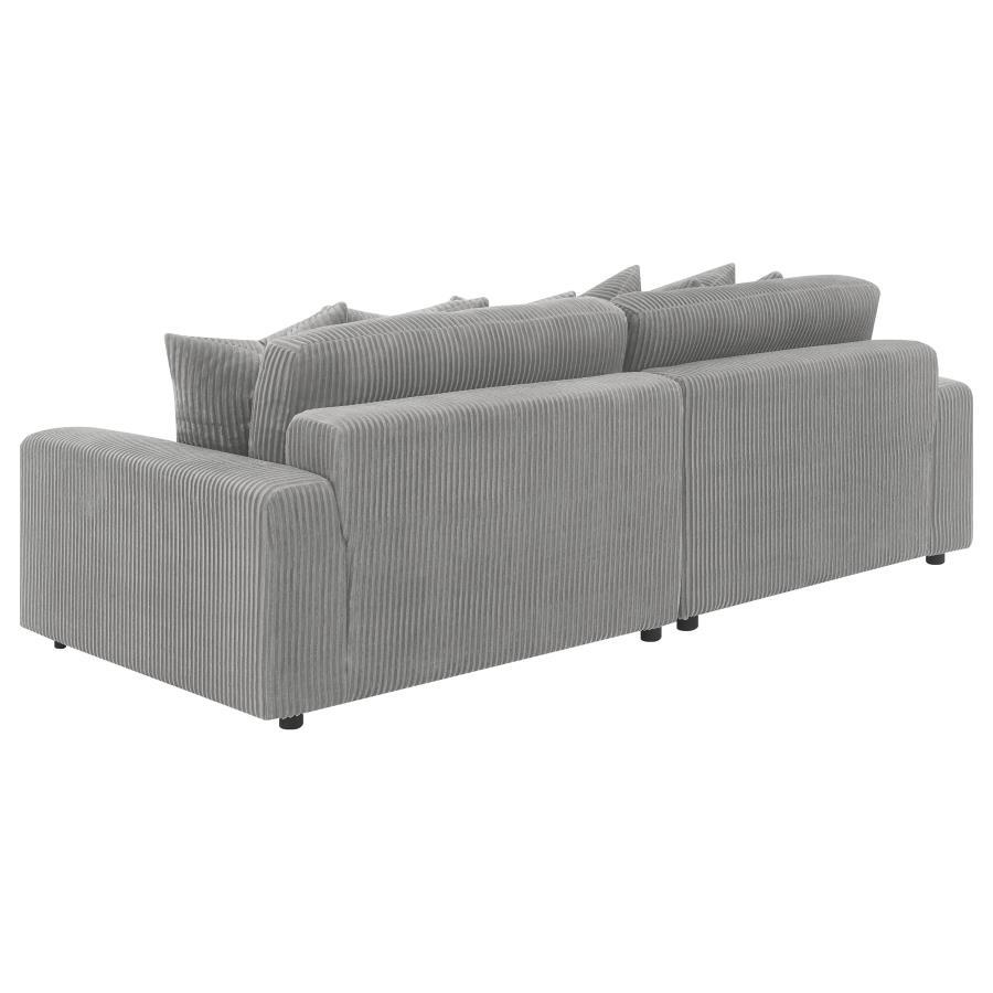 Blaine - Reversible Upholstered Chaise Sectional Sofa by Coaster Fine Furniture | Bel Furniture