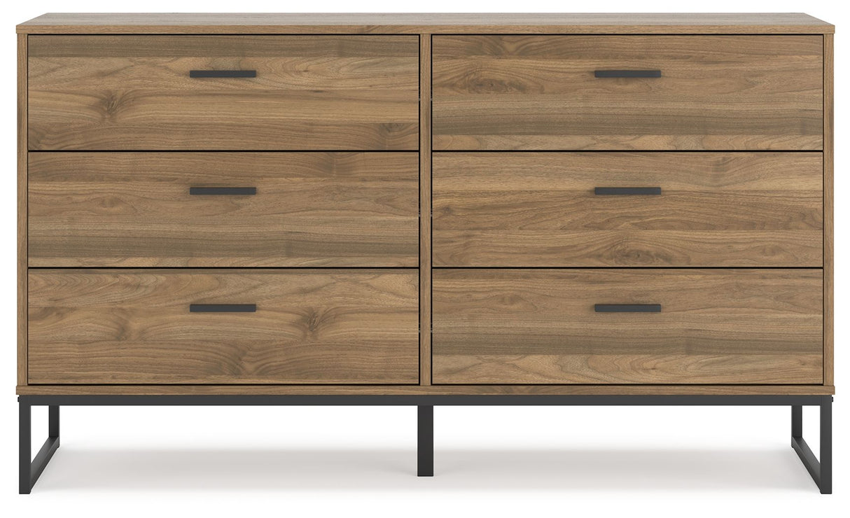 Deanlow - Honey - Six Drawer Dresser by Signature Design by Ashley® | Bel Furniture