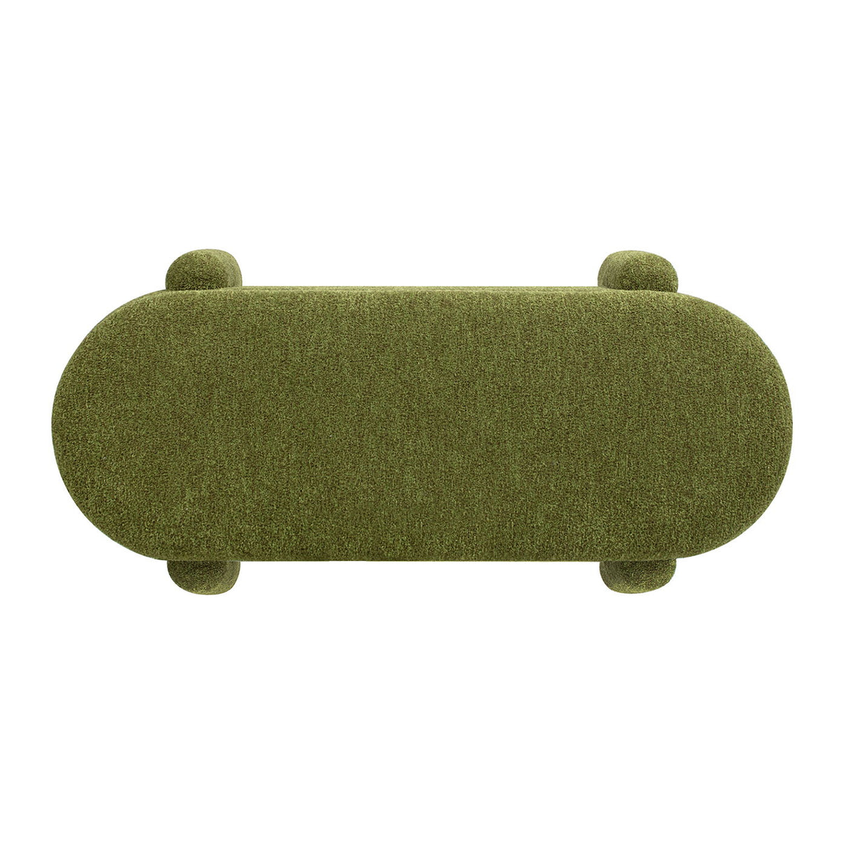 Hugo - Oval Fully Upholstered Storage Bench by Jennifer Taylor Home | Bel Furniture