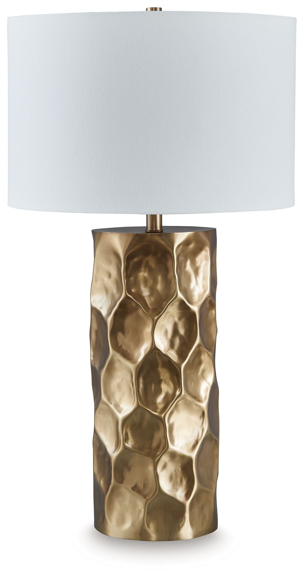 Marshawn - Gold Finish - Metal Table Lamp by Signature Design by Ashley® | Bel Furniture