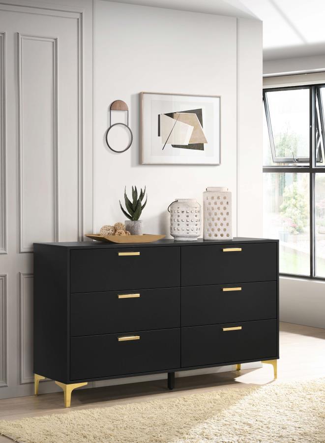 Kendall - 6-Drawer Dresser by CoasterEveryday | Bel Furniture