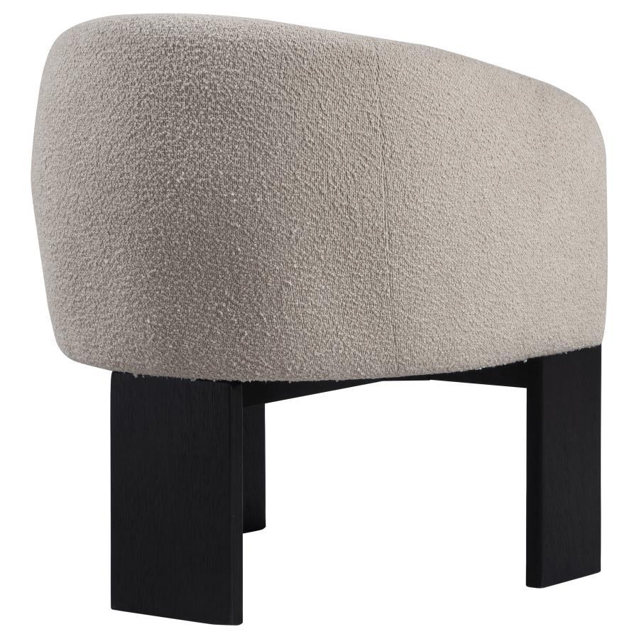 Valdez - Boucle Upholstered Barrel Back Accent Chair by CoasterEveryday | Bel Furniture