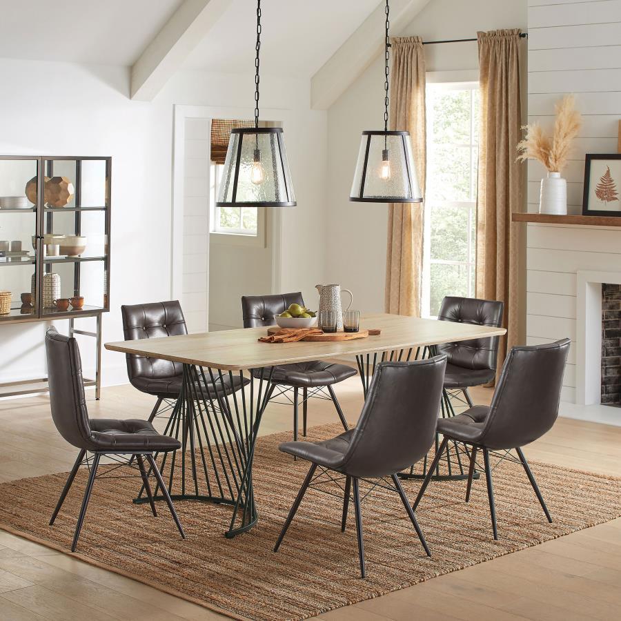 Aiken - Upholstered Dining Side Chair (Set of 4) by CoasterEssence | Bel Furniture