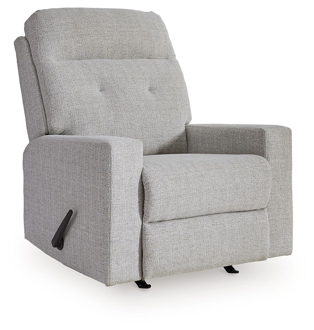 Skillins - Stone - Rocker Recliner by Signature Design by Ashley® | Bel Furniture