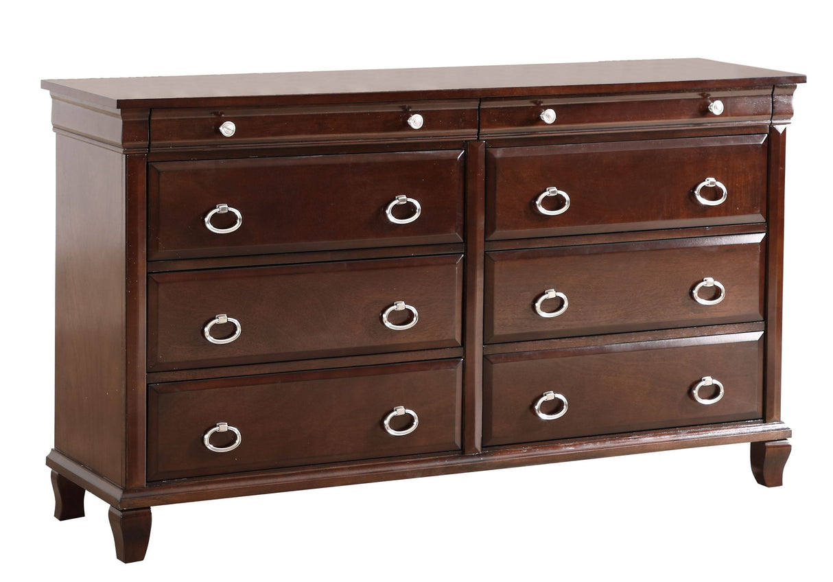 Triton - Dresser - Cappuccino by Glory Furniture | Bel Furniture