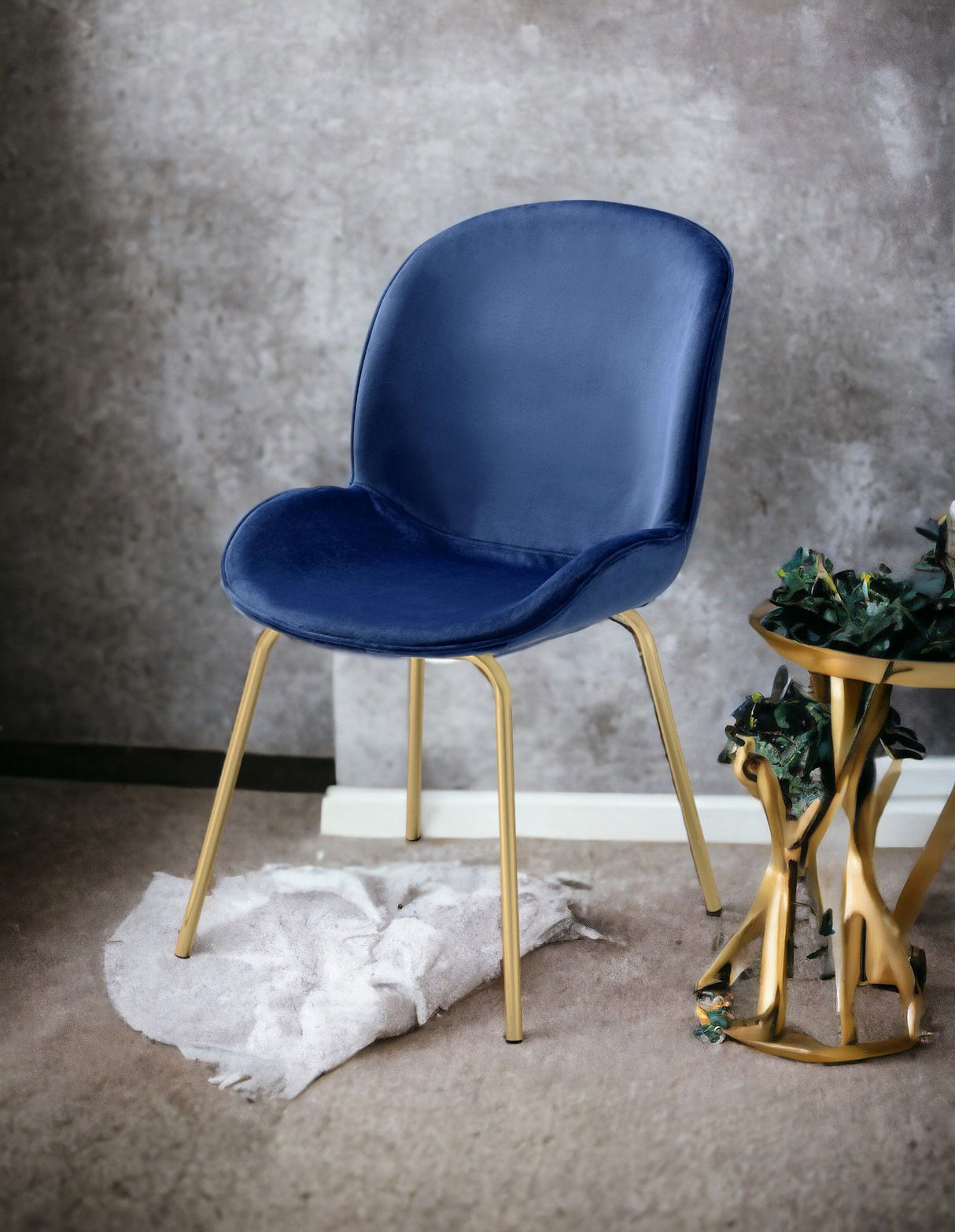 Chuchip - Side Chair (Set of 2) Blue by Urban Nest | Bel Furniture