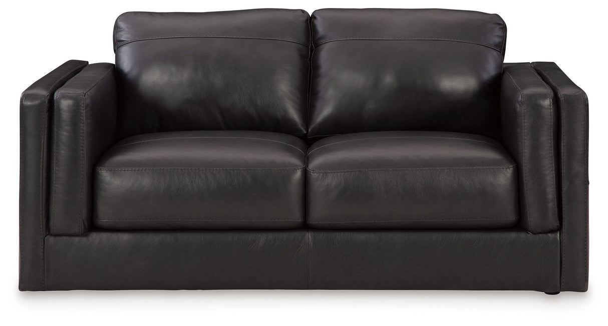 Amiata - Onyx - Loveseat by Signature Design by Ashley® | Bel Furniture