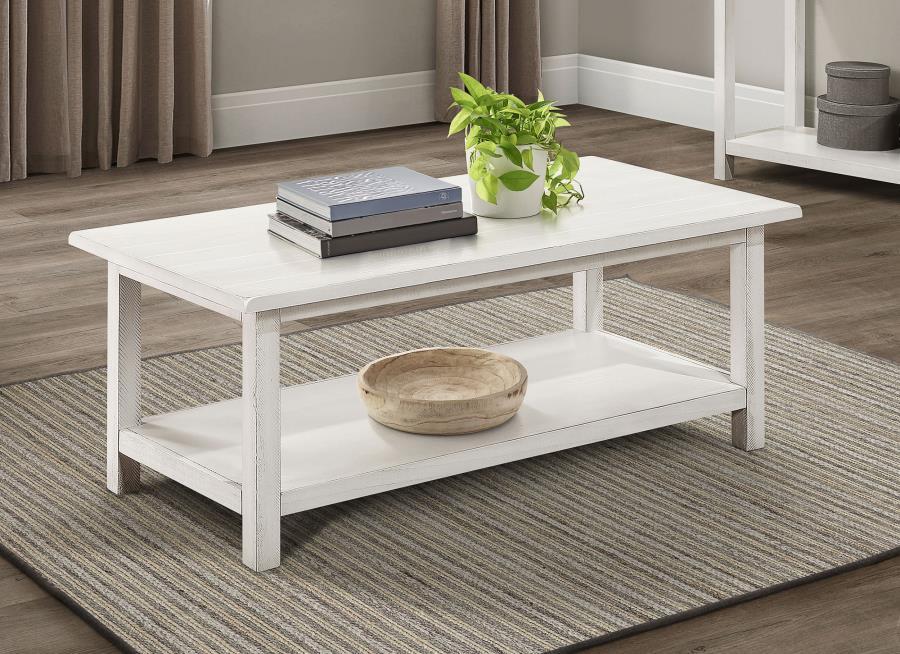 Payne - Wood Coffee Table with Shelf by Coaster Fine Furniture | Bel Furniture
