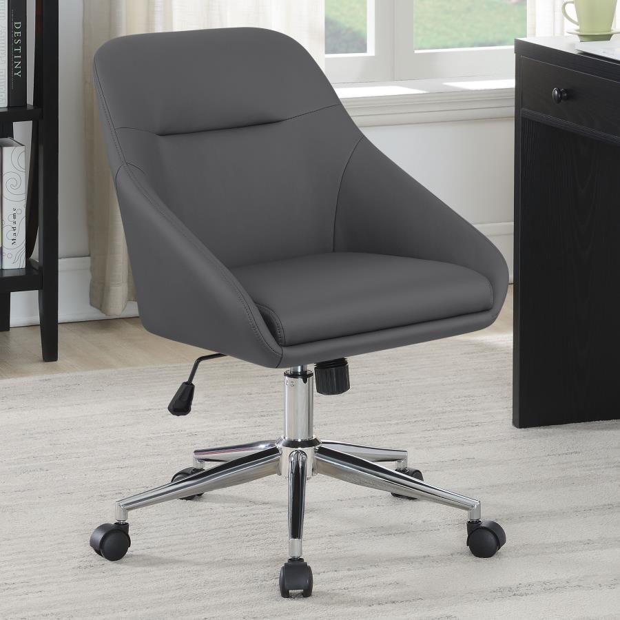 Jackman - Upholstered Adjustable Home Office Desk Chair by CoasterEveryday | Bel Furniture